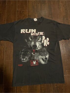 Run With The Pac WCW NWO Black Graphic Tee - Men